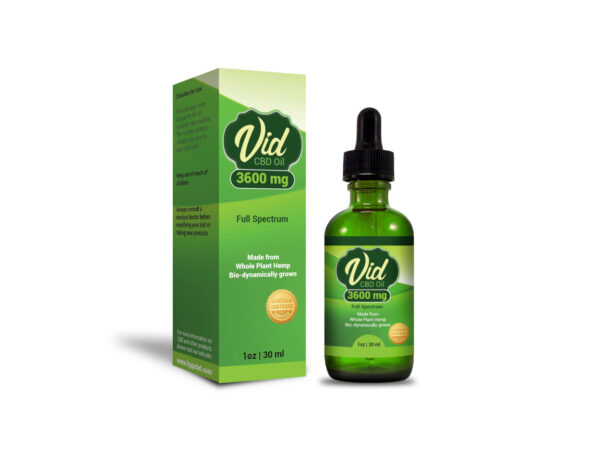 Full Spectrum CBD Oil 3600mg