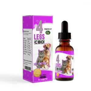 4 Legs CBD Pet Tinctures - 480mg X-Large Pet Anxiety, Pain, Overall health.
