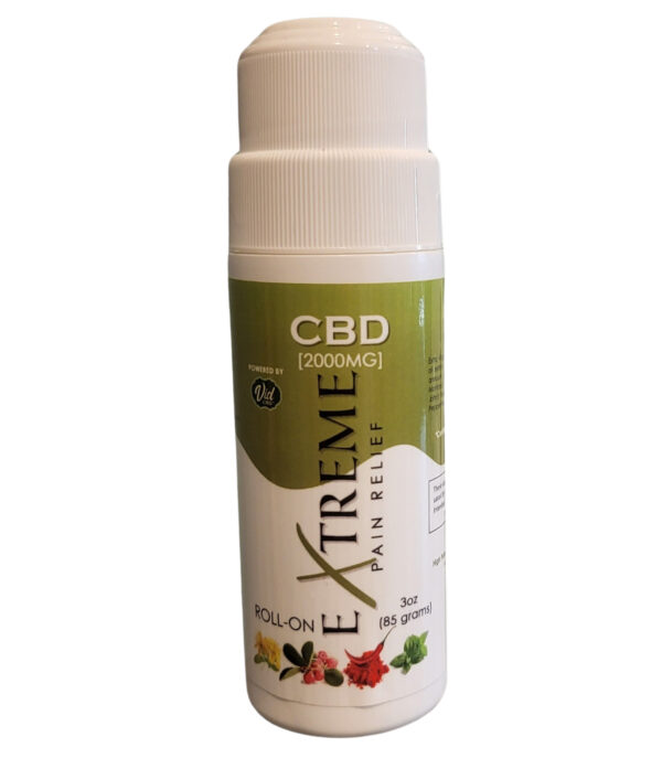 Extreme Pain Relief - Roll On 2000mg 3oz bottle