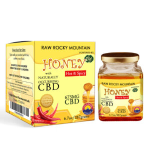 Honey - Raw Rocky Mountain CBD (675mg) Infused - Hot & Spicy 6.7oz Jar