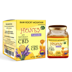 Honey - Raw Rocky Mountain CBD (675mg) Infused - Lavender 6.7oz Jar